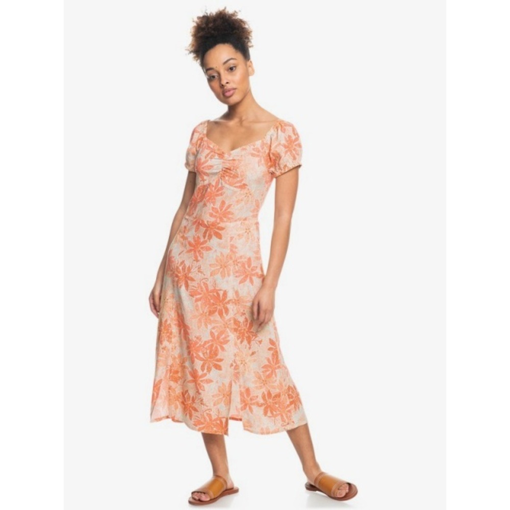 NWT ROXY Soul Values Again Midi Dress. M